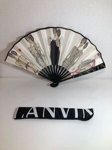 1-457 LANVIN ランバン 扇子 せんす ファッション小物 小物 保存袋 レディース 女性用