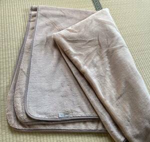 Kanebo Blanket myB カネボウ ブランケット マイビー 毛布 シングルロング ブラウン / マイナスイオン発生加工 ウォッシャブル 定価8000円