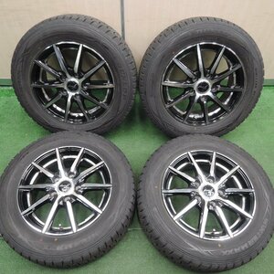 *送料無料*バリ溝 綺麗 8.5分★スタッドレス 195/65R15 ダンロップ ウインターマックス WM01 Euro-S Stream MiD PCD114.3/5H★3122916HAス