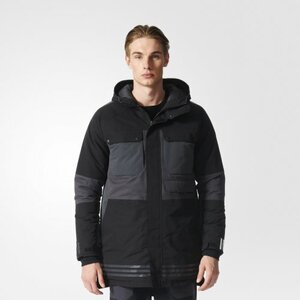 アディダス ダウンジャケット XS 定価73440円 オリジナルス ホワイトマウンテニアリング white mountaineering ブラック