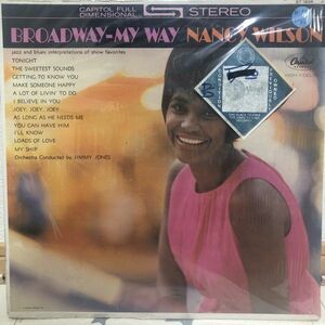 ◎シュリンク付美品◎Nancy Wilson/BROADWAY-MY WAY【1963/US盤/LP】