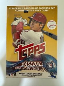 Topps BASEBALL 2018 UPDATE SERIES 1BOX 大谷翔平 ルーキーカード shohei ohtani 未開封 