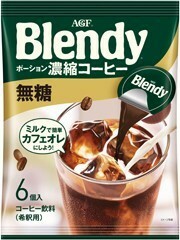 味の素AGF ブレンディ ポーション濃縮コーヒー 無糖 6個入× 6袋