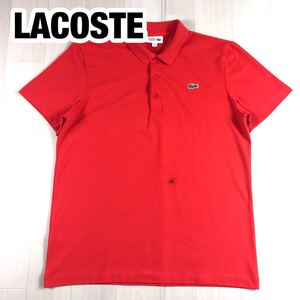 LACOSTE ラコステ 半袖ポロシャツ FR5 US M レッド ワニ