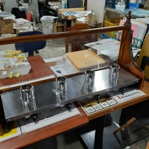 サイフォンガステーブル(4連) 山岡金属 SSH-504SD 都市ガス 業務用 中古/送料別途見積