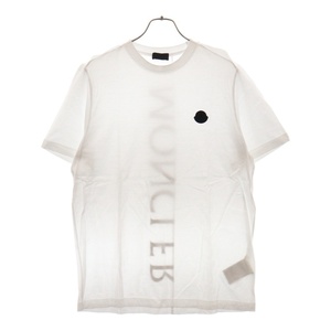 MONCLER モンクレール 22SS Matt Black Collection I10918C00055 バックロゴ半袖Tシャツ ホワイト