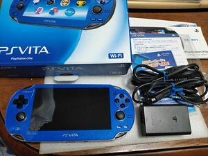 ●PS Vita PSVita Wi-Fiモデル PCH-1000 ZA04 サファイア・ブルー 本体 サファイア ブルーPCH-1000ZA04●