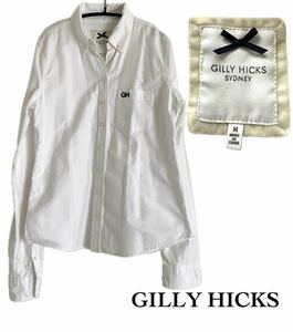 【Gilly Hicksギリーヒックス】ボタンダウン長袖シャツ M