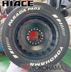 LEXXEL SwaGGer スワッガー!!100系ハイエース YOKOHAMA ヨコハマ PARADA パラダ 215/65R16 16インチ 新品タイヤホイールセット