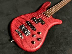 Warwick Team Built Streamer Stage I Burgundy Red Transparent Satin Made In Germany