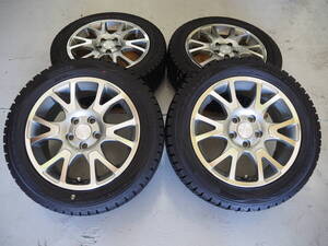 美品 ENCO EXCLUSIVE エンコ エクスクルーシヴ 16inch 6.5J 5H108+48 中古スタッドレス 205/55R16 ボルボ S40 V40 V50 V60