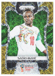 08/15!!【SADIO MANE/サディオ・マネ】2018 PANINI PRIZM WORLD CUP SOCCER GOLD RAZER PRIZM SENEGAL LIVERPOOL BAYERN