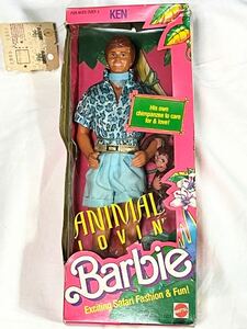 貴重！トイストーリー3の元ネタになった1988年製 ANIMAL LOVIN KEN アニマルラヴィンケン☆TOYSTORY MATTEL Barbie バービー マテル