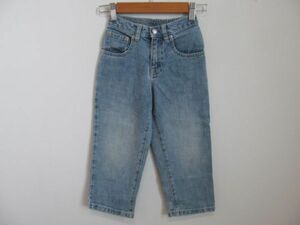 (58322)GAP　ギャップ　キッズ　コットン　デニム　パンツ　ジーンズ　ブルー系　4YEARS　USED