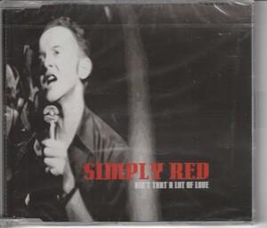 CD Simply Red シンプリー・レッド Aint That a Lot of Love シングル盤