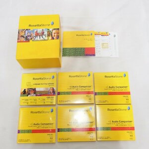 Rosetta Stone◆ロゼッタストーン 英語（アメリカ） Rosetta Stone English America レベル1.2.3.4 & 5・ヘッドセット欠品◆USED