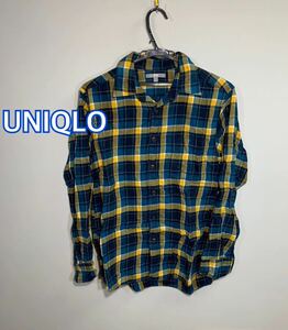 ■UNIQLO ユニクロチェックネルシャツ: M☆TS-247