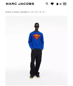 NIGO X MARC JACOBS スーパーマン セーター　Sサイズ