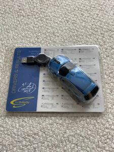【新品】スバル インプレッサ GRB型 USB 光学式 マウス マウスパッド付き