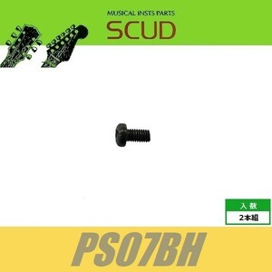 SCUD PS07BH　レバースイッチビス　ミリ　ブラック　2pcs　なべ頭　ねじ　スカッド