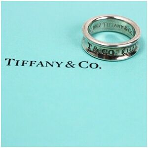 ★ ティファニー 1837 リング ミディアム 12.5号 シルバー925 中古 ABランク TIFFANY&Co｜レディース