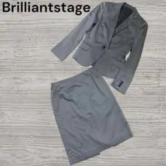 Brilliantstage フランドル　グレー　ストライプ　スカートスーツ