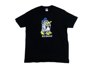 送込　R2-Duck2　ドナルドウォーズ 半袖Tシャツ　黒色　XLサイズ 