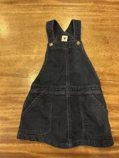 Petit Bateau ダークデニム オーバーオール 104㎝