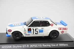 EBBRO エブロ 1/43 NISSAN 日産 SKYLINE スカイライン GT-R KPGC10 レーシング #15 43240