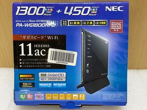 MB0447 未使用品 NEC Wi-Fiルーター ホームルータ PA-WG1800HP2 1213