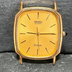 美品 1970年代製 SEIKO セイコー Dolce ドルチェ 6030-5550 腕時計 アナログ クオーツ ヴィンテージ 諏訪精工舎 電池交換済み 動作確認済み