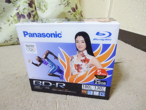 未使用★Panasonic／パナソニック　ブルーレイディスク　BD-R　 25GB　5枚　LM-BR25AP5C 