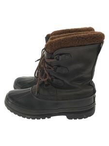 SOREL◆スノーブーツ/US11/ブラウン/レザー