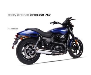 IRONHEAD(アイアンヘッド) HARLEY-DAVIDSON STREET500/750(ストリート) HC2-3C スリップオン マフラー【送料800円】