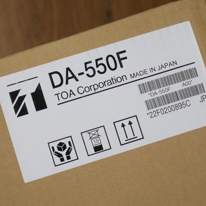 【未使用】 TOA DA-550F デジタルパワーアンプ