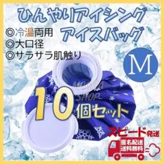 アイスバッグ Mサイズ 10個 氷のう 氷嚢 アイシング ゴルフ 熱中症