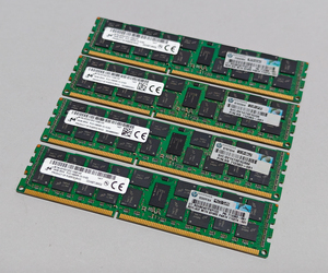 1866MHz 16GB 4枚組 合計 64GB MacPro用メモリー 2013 モデル用 240pin DDR3 14900R RDIMM 2009 2010 2012 Z620 Z820 動作確認済 #1115A