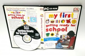 【同梱OK】 海外の知育ソフト ■ 英語 ■ my first getting ready for school ■ 3歳～5歳 ■ Windows ■ 幼児教育