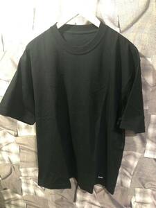 The Ennoy Professional エンノイプロフェッショナル Tシャツ ラバーロゴ 裾ロゴ SS22BRENCT01AM サイズM ブラック　FK