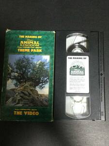 VHSビデオ★Disney The Making of Animal Kingdom Theme Park