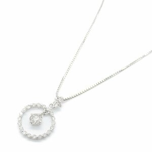 ジュエリー ダイヤモンド ネックレス ブランドオフ JEWELRY K18WG（ホワイトゴールド） ネックレス K18WG/750WG 中古 レディース