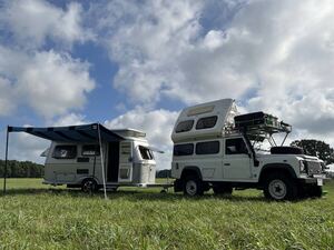 セット売り！ランドローバー ディフェンダー110ドモービル＆ハイマーエリバ ツーリング430GT LAND ROVER DEFENDER＆HYMER ERIBA TOURING