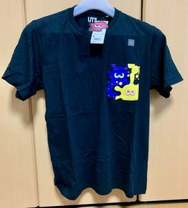 【新品、未使用】UNIQLO Nintendo スプラトゥーン グラフィックT（半袖）09 Black メンズ 419661 Mサイズ / ユニクロ Splatoon Tシャツ 黒