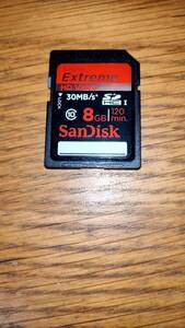 SanDisk Extreme SDHCカード Class10 8GB サンディスク SDカード メモリーカード