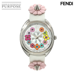 新品同様 フェンディ FENDI モメントフラワー 21000M レディース 腕時計 フラワー スタッズ クォーツ Moment Flower 90212621