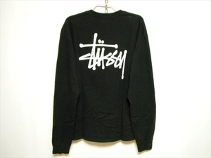 【J405】送料無料★良品★STUSSY ステューシー 長袖Tシャツ XLサイズ ビッグロゴプリント ロンT 大きめ 大きいサイズ オーバーサイズ ll 2l