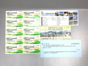 1円 未使用 富士急行 株主ご優待割引券冊子 電車バス観光施設共通優待券10枚 遊園地フリーパススキー場1日引換券1枚 期限24年11月30日まで