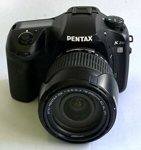 1円～【中古/極上美品/動作確認済】 ペンタックス PENTAX K20D 1-3.5-6.3 18-250mm レンズセット 付属箱付