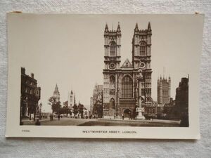 【絵葉書1枚】 WESTMINSTER ABBEY -LONDON /HUNT