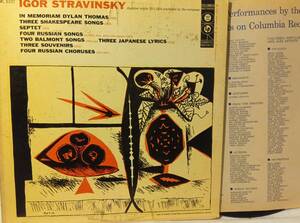 ♪ 米Columbia / ML5107 6eye D/G Picasso ♪ Stravinsky ストラヴィンスキー ピカソ絵ジャケット版